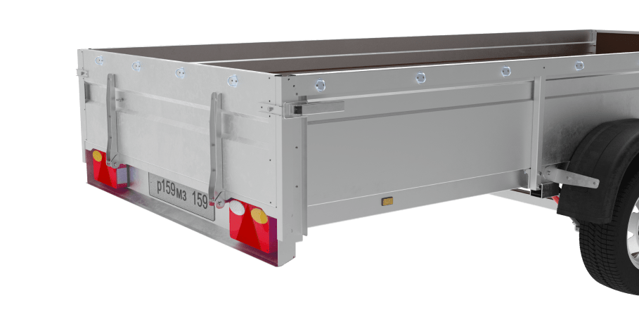 Жёсткая рамная конструкция прицепа Экспедиция Партнёр Универсал